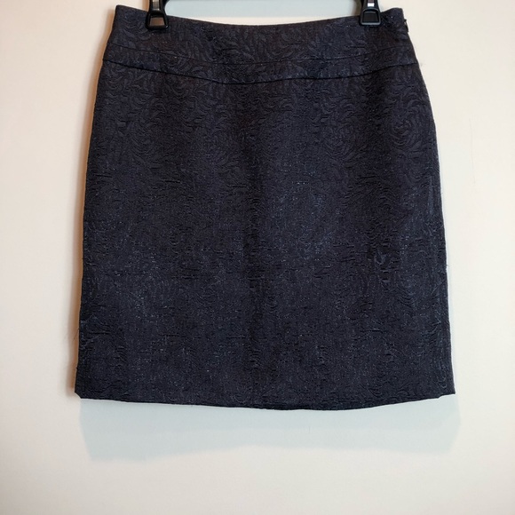 Ann Taylor Dresses & Skirts - Loft Gray Textured Skirt